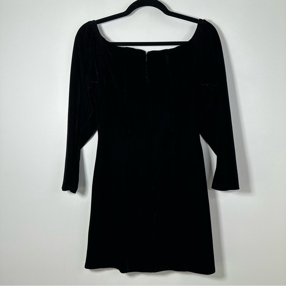 Lovers & Friends Nina Mini Dress Velvet Whimsigoth 90s Size S NWT - Picture 4 of 10